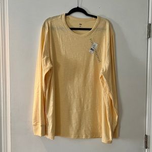 Dip Yellow long Sleeve T-Shirt/Light Sweatshirt